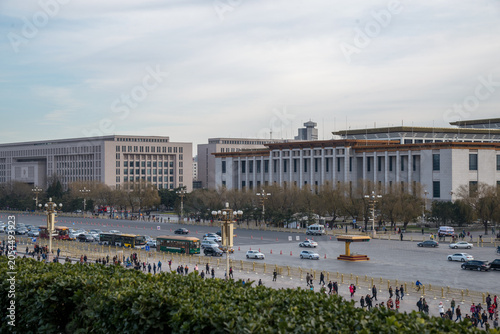 Quadro em tela Tiananmen Square and civic buildings in Beijing, China