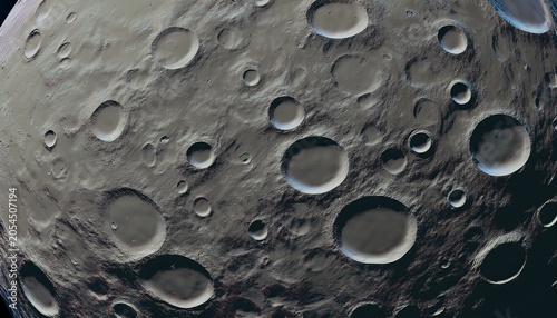 Moon Surface Texture Background