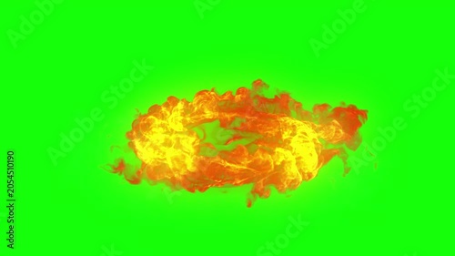     Flame Spiral Loop Animation – Abstract Fire Vortex Energy Effect