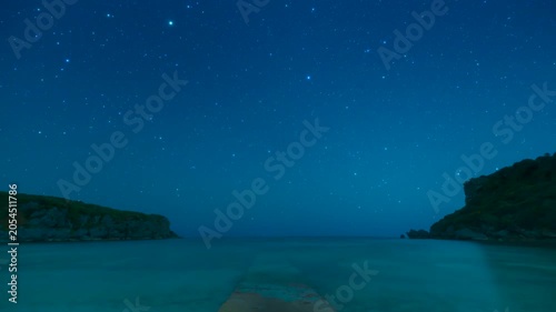 宮城島　ウクン浜　星空タイムラプス　