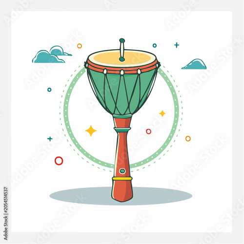 Djembe Drum Illustration