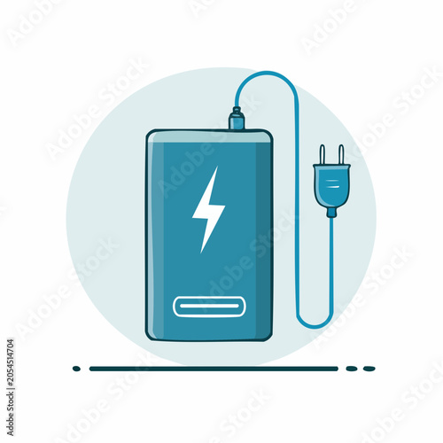 Power Bank Charging Icon