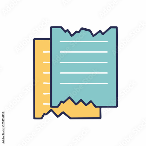Torn Paper Notes Icon