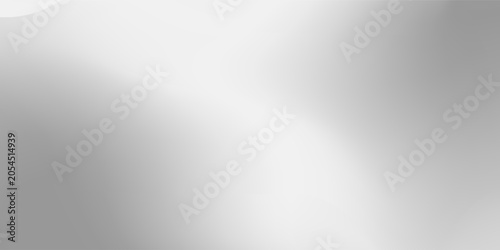 Silver foil background with grainy texture. Frost glass, chrome rough metal, effect foil paper, glitter glossy surface. Gray hologram gradient noise bg. Vector realistic illustration