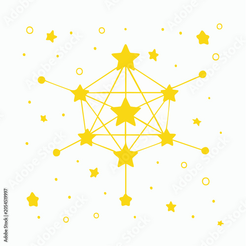 Geometric Star Constellation and Stars