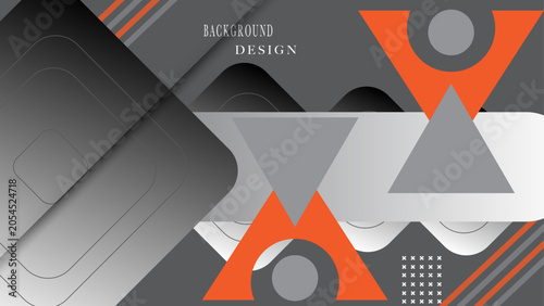 Modern simple style geometric superimposed gradient pattern
