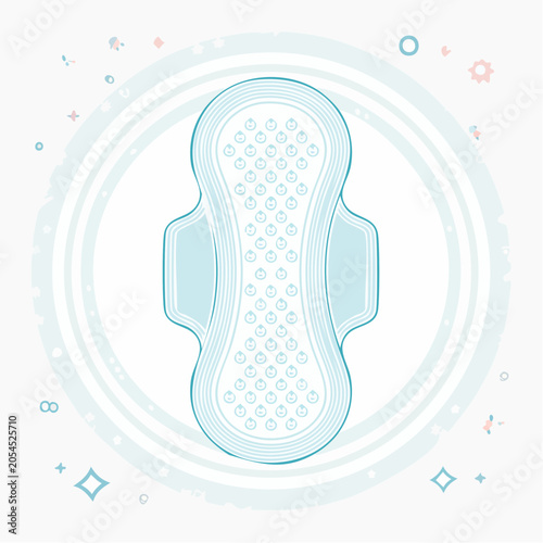 Sanitary Pad Illustration