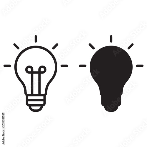 light bulb idea concept