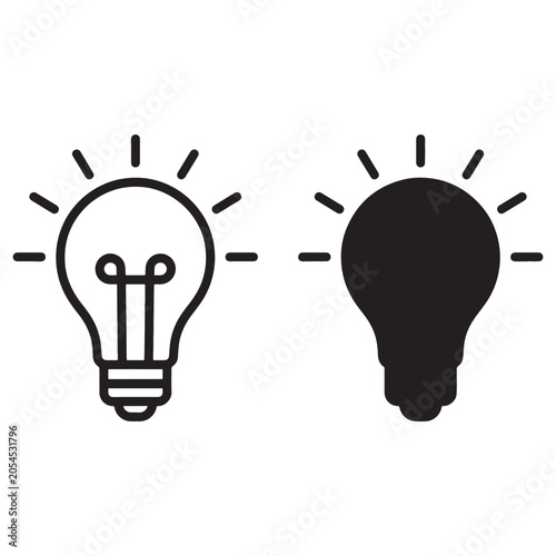 light bulb idea concept