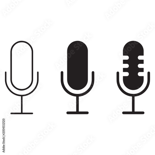 microphone icon on metal internet button