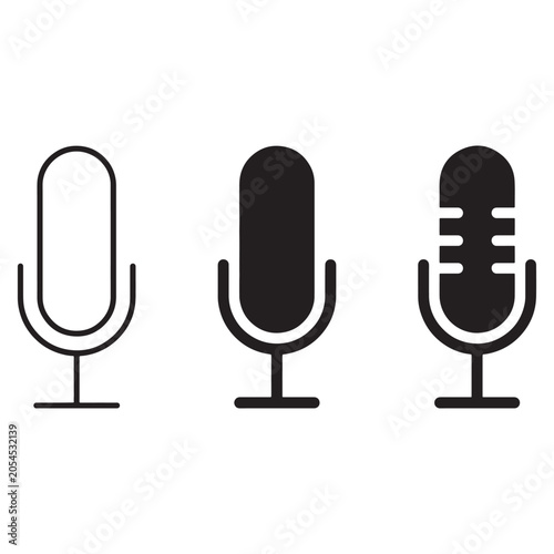 microphone icon on metal internet button