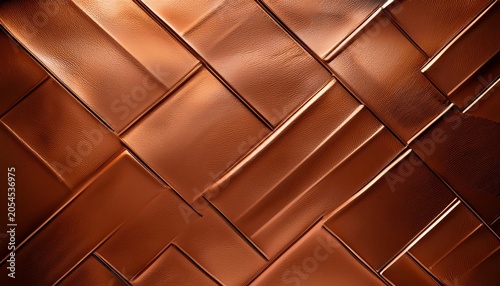 Abstract Texture Background Of A Rough Copper Metallic Wall