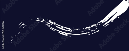 Billede på lærred Dots halftone white \u0026 blue color pattern gradient grunge texture background