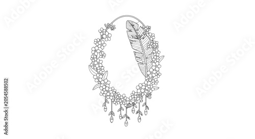 Billede på lærred Silver Diamond Earrings with Dangle Design.