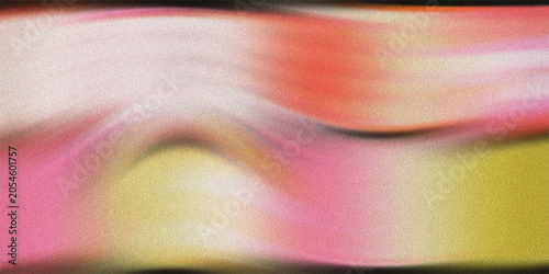 Obraz na płótnie Vibrant abstract wave background featuring pink and yellow color gradients with heavy noise texture for modern artistic designs