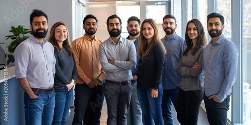 Diverse Team Collaborating on Disruptive Tech Innovation for Digital Transformation and Future Business Growth