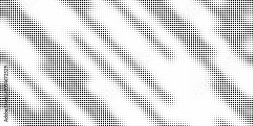 Monochrome gradient halftone dots background. Vector illustration. Abstract small grunge dots on white background