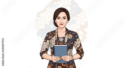 Woman Holding a Tablet Device.