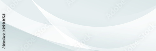 Light blue gray abstract background with sharp white swoosh crossing smooth curved arc layers and soft gradient modern design