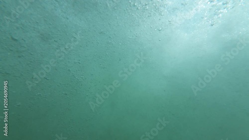 Underwater Bubbles Ocean Slow Motion x4 Filmed at 120fps
