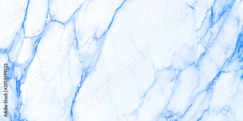 Photos White marble texture with blue veins, Elegant background or design element for l