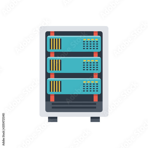 Computer Server Hardware Technology Equipment.