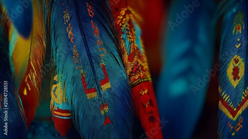 of butterfly wings with iridescent colors, fine texture detail, macro photography style