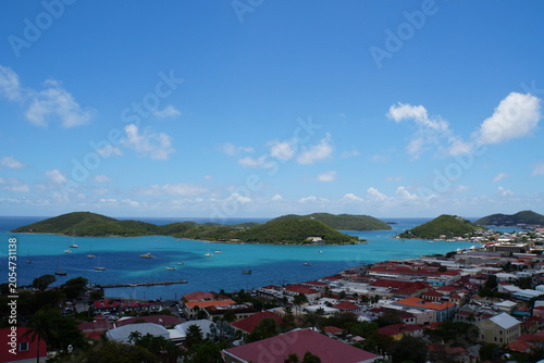 Saint Thomas view from Blackbeard's Castle, Saint Thomas - U.S. Virgin Islands	
