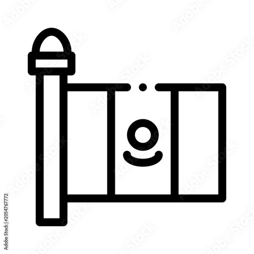 flag line icon
