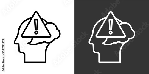 Foto Critical Thinking Black And White Multiple Style Icon Set Collection Pack Vector