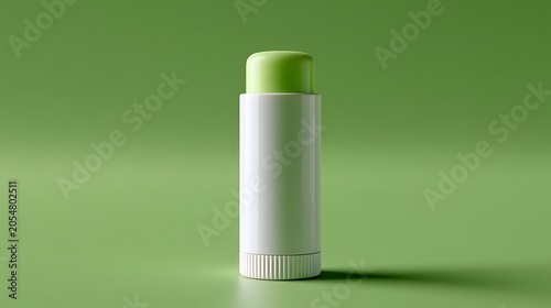 Green Cosmetic Stick Mockup / 緑色の化粧品スティック