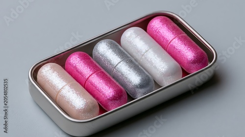 Pink and White Palette Mockup / ピンクと白のパレットモックアップ