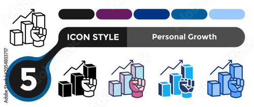 Cuadro en lienzo Personal Growth