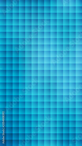 An abstract digital graphic featuring a continuous mosaic square grid pattern overlaying a smooth and modern gradient background.