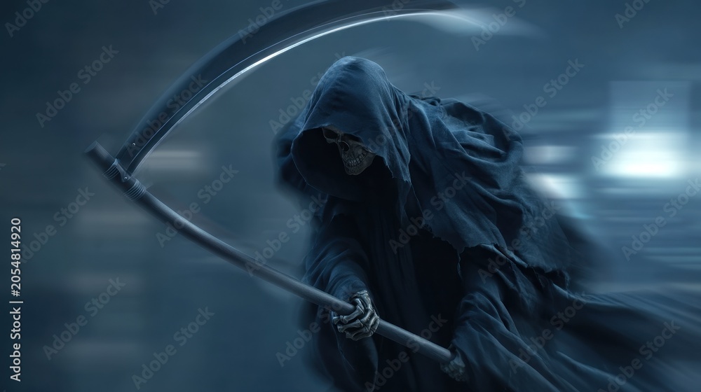 Fototapeta premium Grim reaper figure