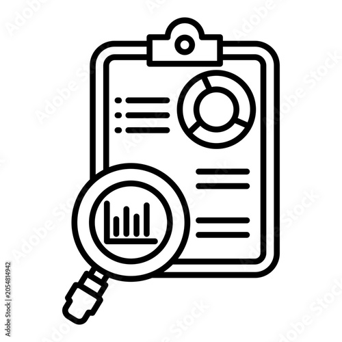 Data Research  Icon