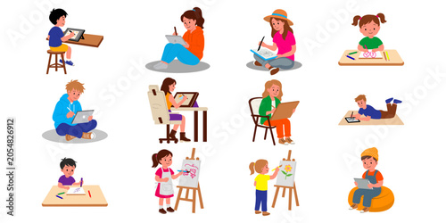 Drawing Activity Illustration