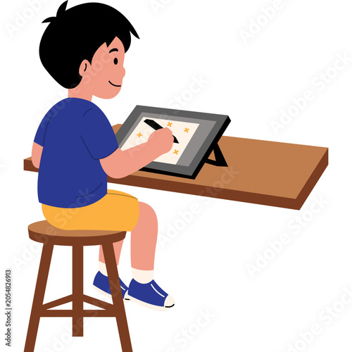 Drawing Activity Illustration