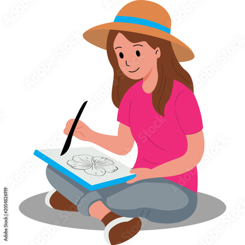 Drawing Activity Illustration