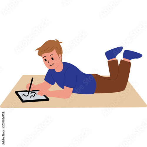 Drawing Activity Illustration