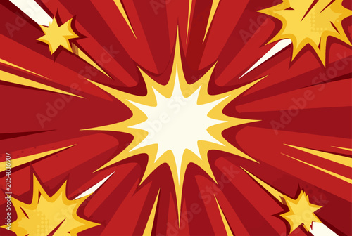 Comic Pop Art Energy Burst for Modern Branding and Campaign Visuals