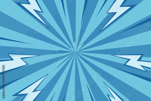 Vibrant comic energy burst ideal for modern advertising and marketing