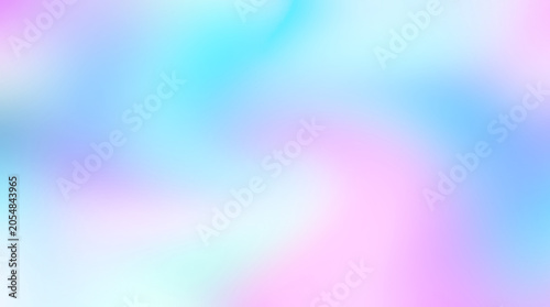 Tableau sur toile Dreamy unicorn soft light smooth blur gradient abstract background