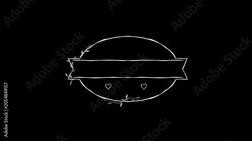 Amazing Wedding Title Frame 03