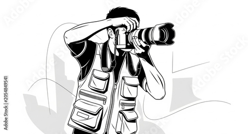 vector illustration of a man