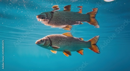 fish in the water
