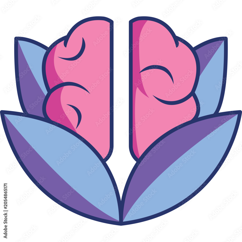 Naklejka premium Mindfulness Icon
