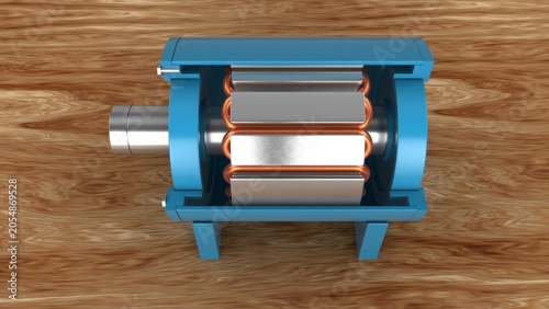 A motor is a machine that converts electrical or thermal energy into mechanical energy to produce motion.