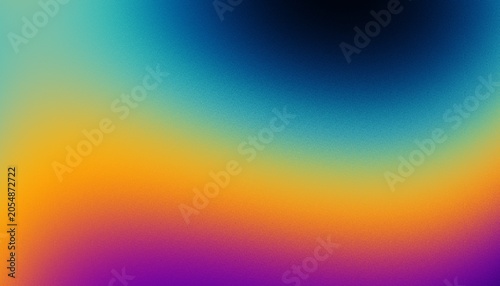 Retro poster background, music party banner cd vinyl record cover design teal orange pink red grainy texture abstract dynamic summer backdrop