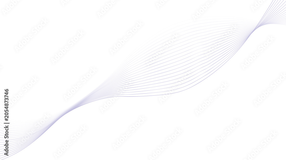 Fototapeta premium A wavy line pattern illustration in a minimalist style